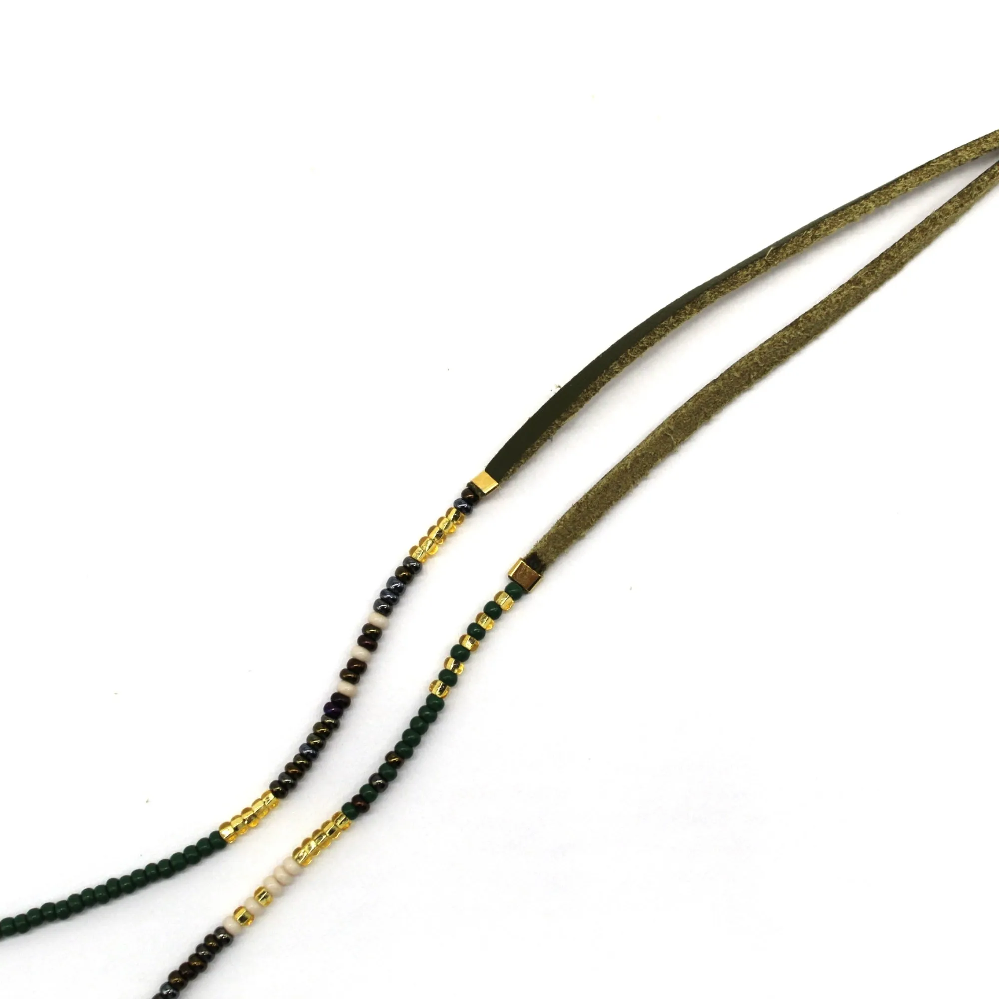 1 Strand Necklace / Wrap Bracelet - QUETZAL
