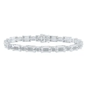 1/2CTW-DIA P1P2 MENS BRACELET (8.5 INCH)