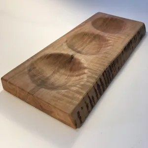16" Ash Chip and Dip Server