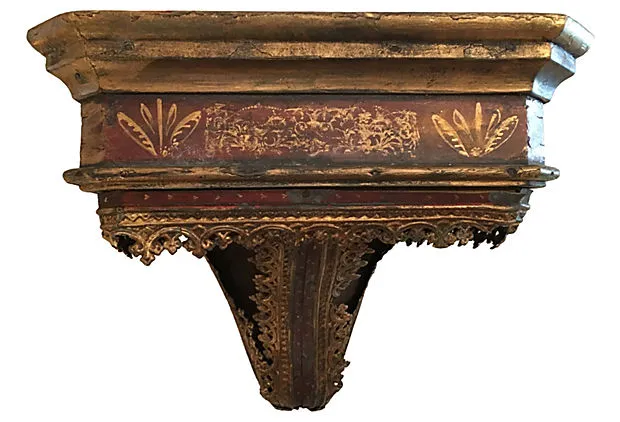 19th Century Italian Parcel-gilt Wall Console - FREE SHIPPING