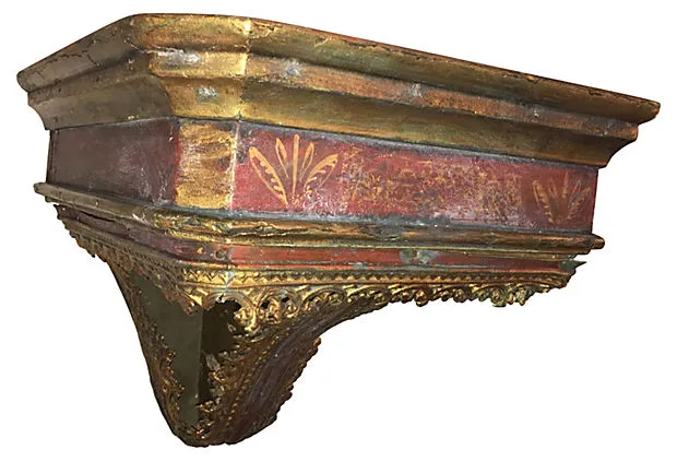 19th Century Italian Parcel-gilt Wall Console - FREE SHIPPING