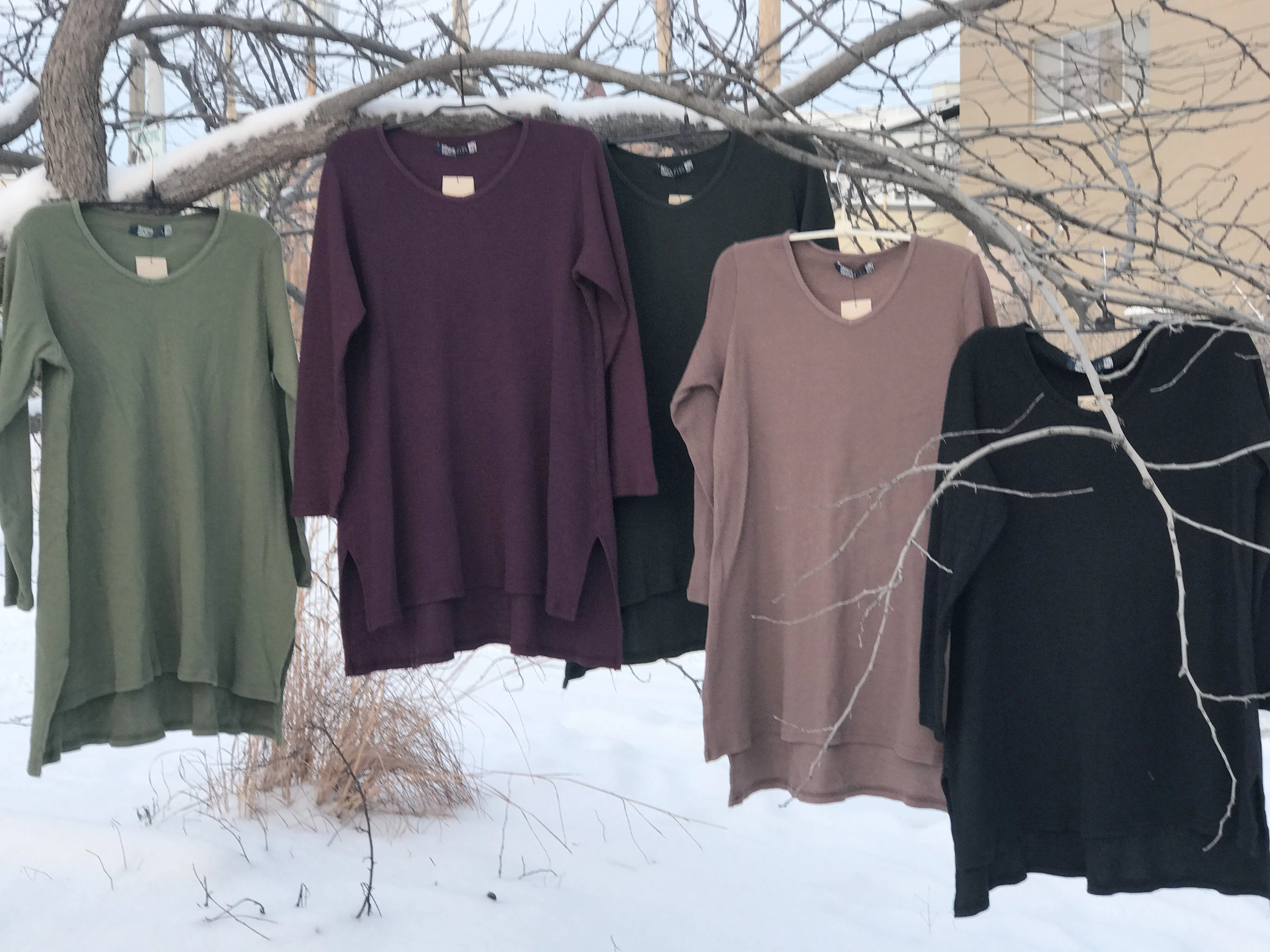 2293 Thermal Voyages Tunic-Rosewood