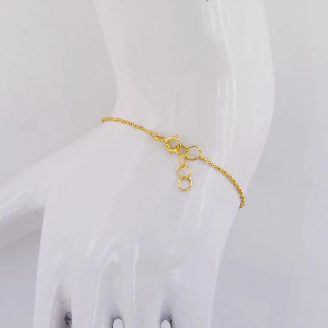 3 Ct, 9-6 mm Pipe Cut Black Diamond Silver Chain Bracelet In Yellow Gold Finish. AAA Certified! Gift for Wife, Girlfriend