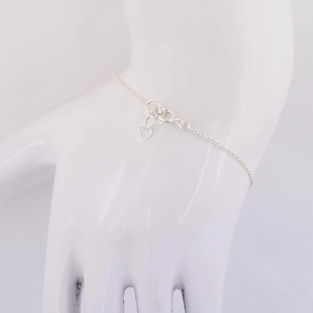 5 Carat Certified Elegant Black Diamond Chain Bracelet in Pear Shape Bezel Setting. Ideal Gift for Wife