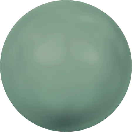 5818 Round Pearls (Half Drilled), Crystal Jade Pearl (001 715)