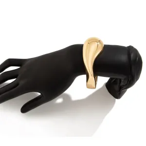 Abstract Liquid Flow Water Glossy Bangle Bracelet