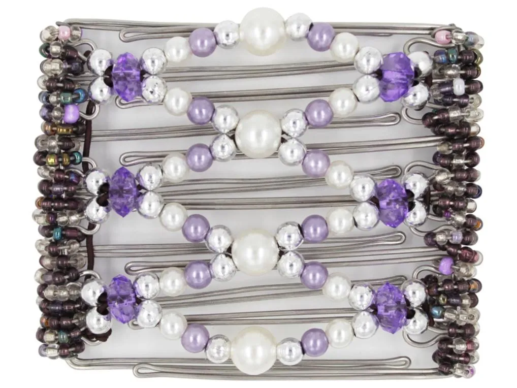 African Butterfly - 7 Tong Wire Hair Clip 338
