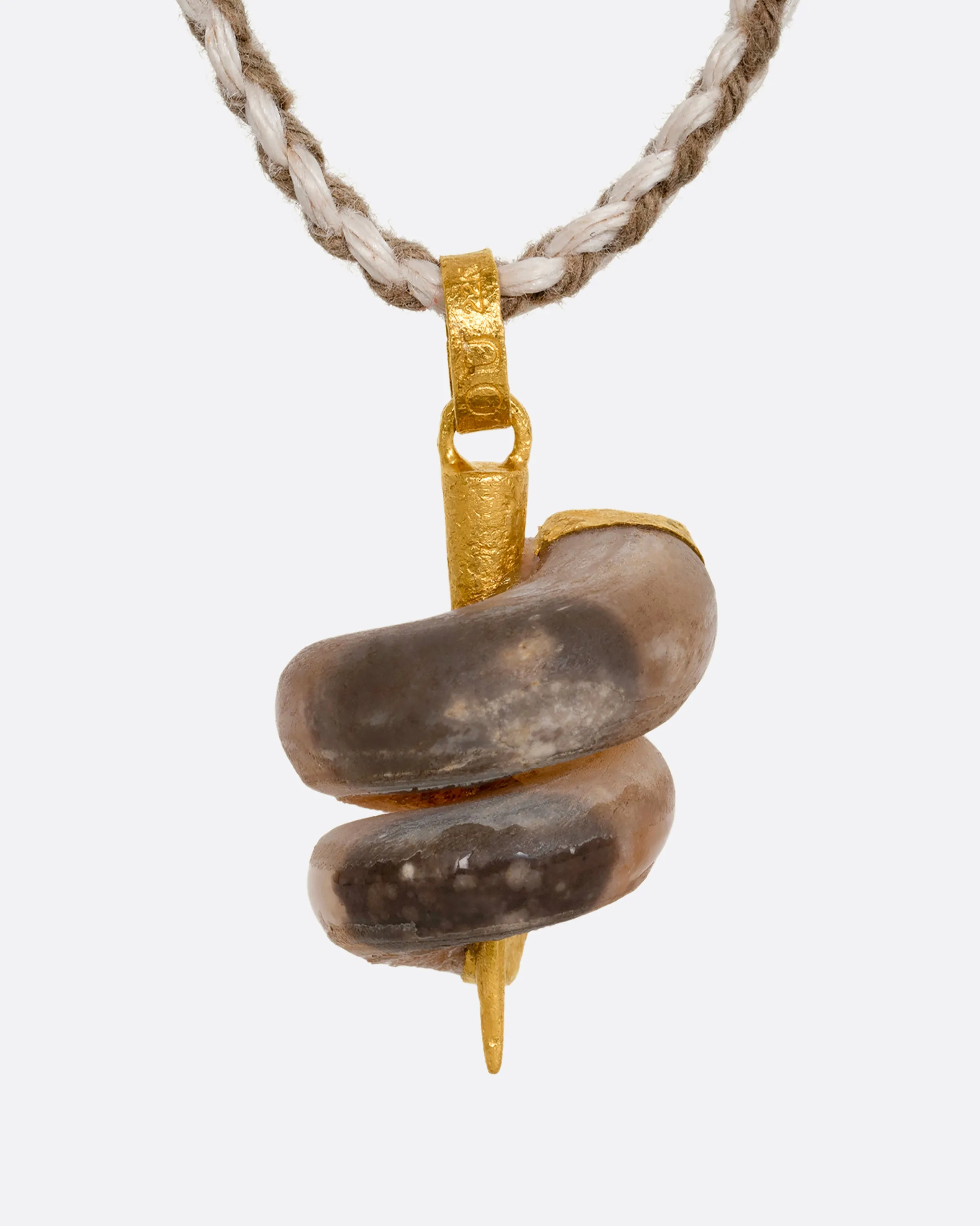 Agate Twist Necklace