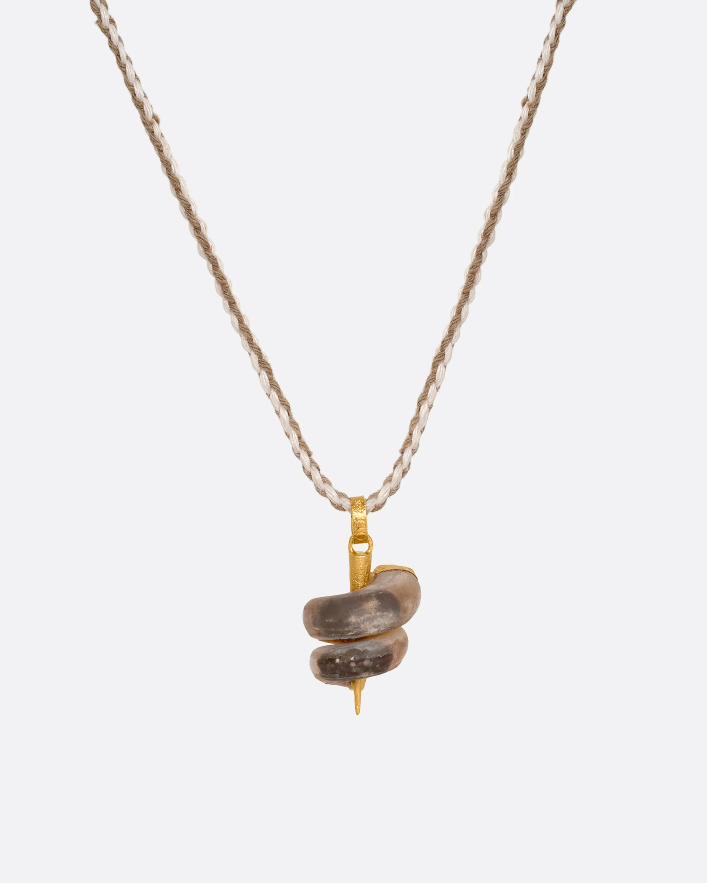 Agate Twist Necklace