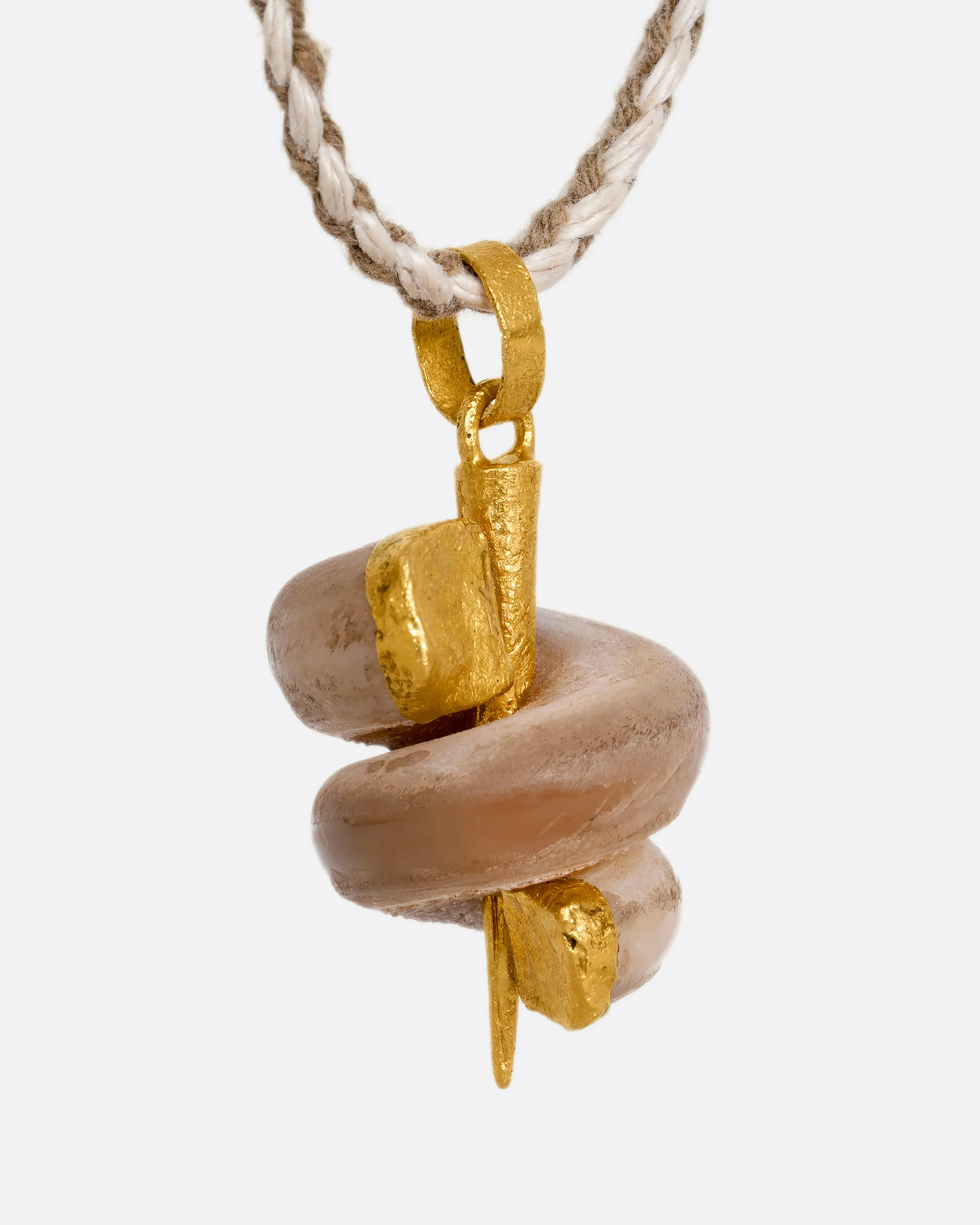 Agate Twist Necklace