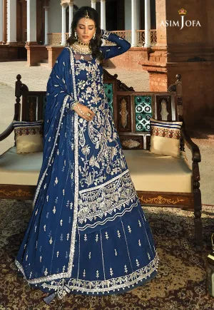 AJST-13 | Asim Jofa Sadqay Tumharay Eid Collection 2022 | Unstitched Embroidered Silk Suits