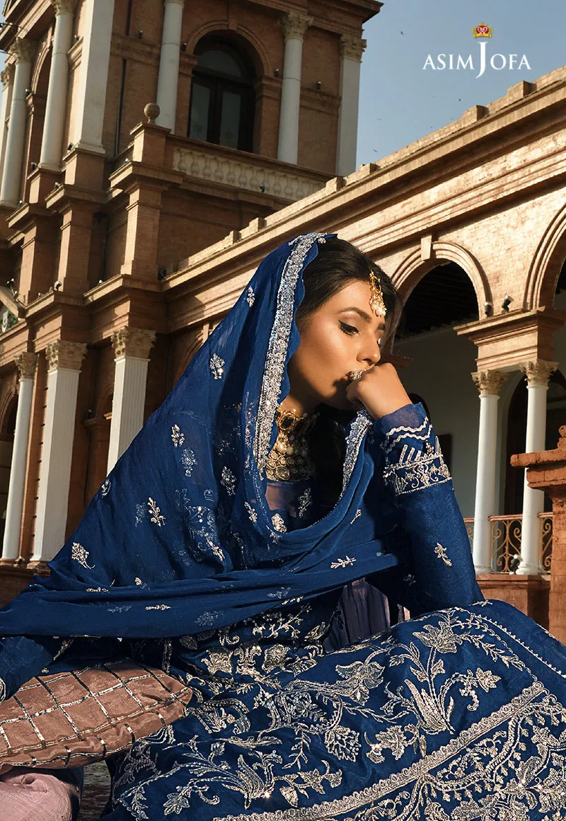 AJST-13 | Asim Jofa Sadqay Tumharay Eid Collection 2022 | Unstitched Embroidered Silk Suits