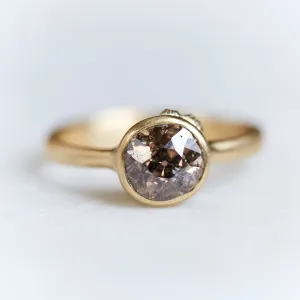 Algal Bloom Diamond Ruthie B. Ring with Barnacles