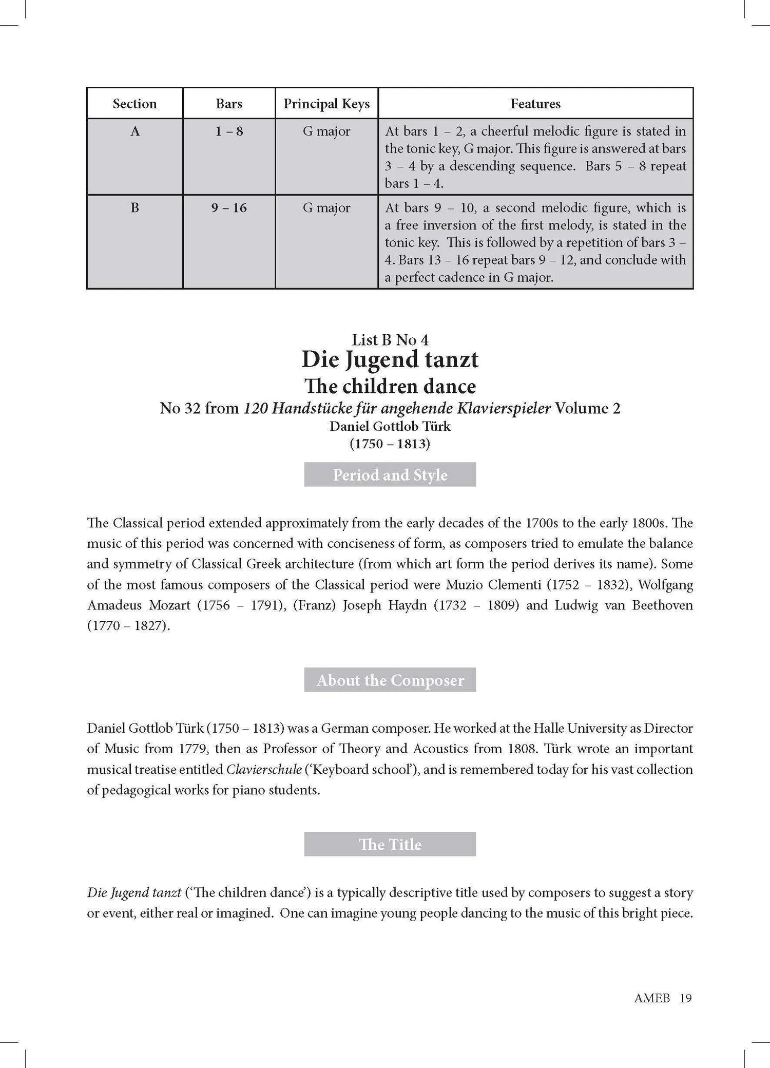 AMEB Piano Series 17 CD and Handbook Preliminary to Grade 2
