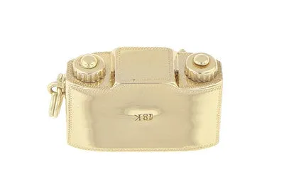 Antique Camera Charm in 18 Karat Yellow Gold