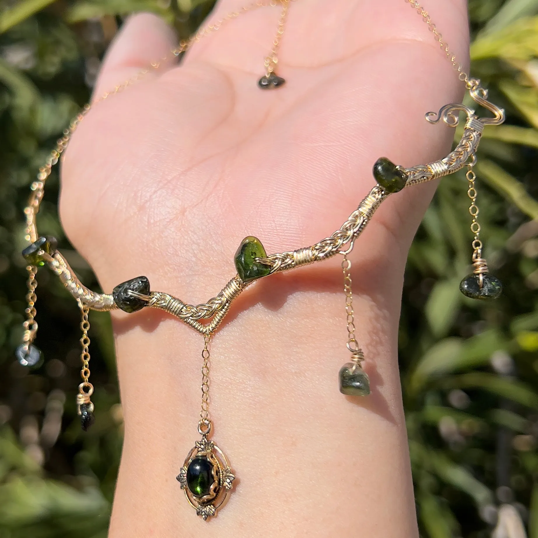 Astraea in Green Tourmaline 14KGF ✵