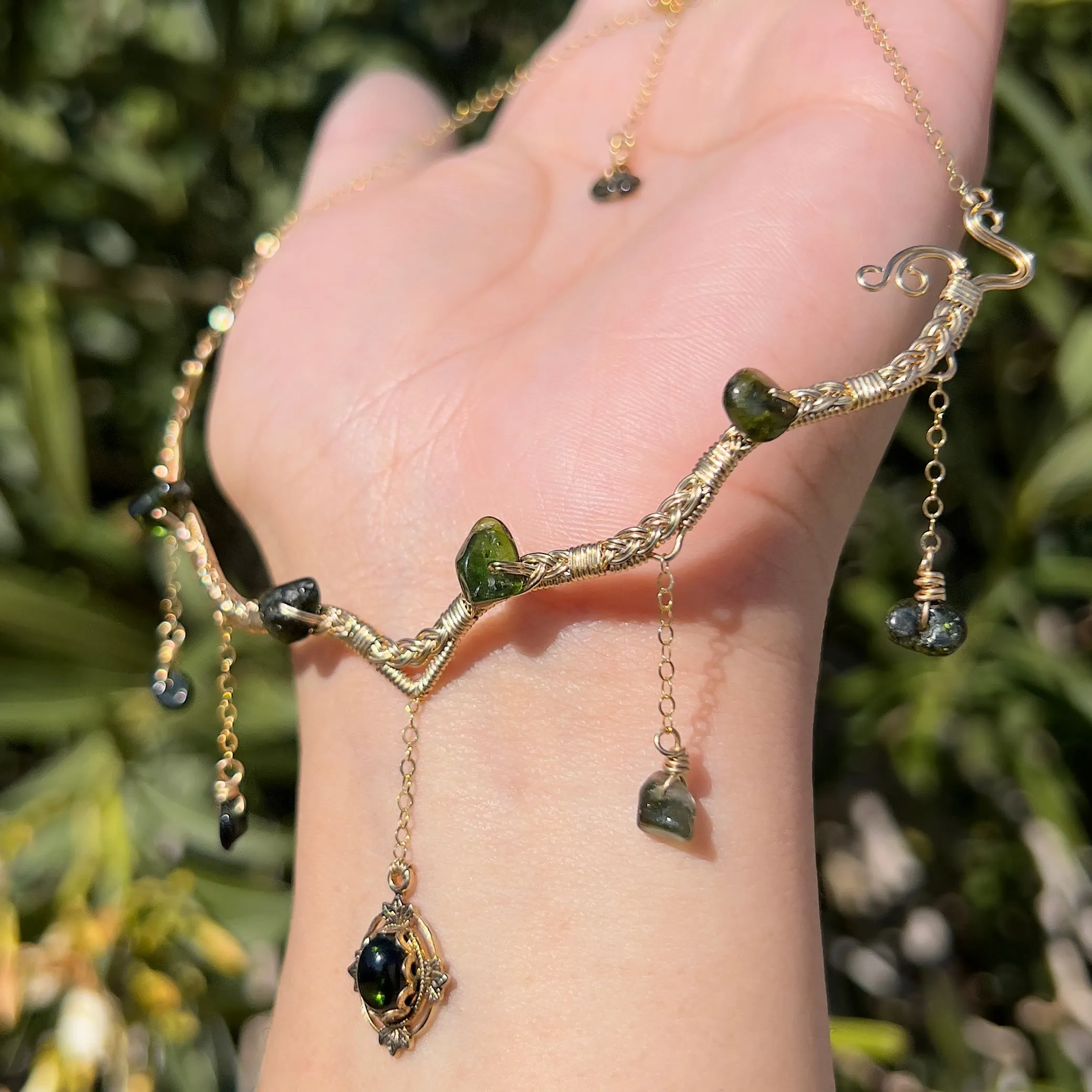 Astraea in Green Tourmaline 14KGF ✵