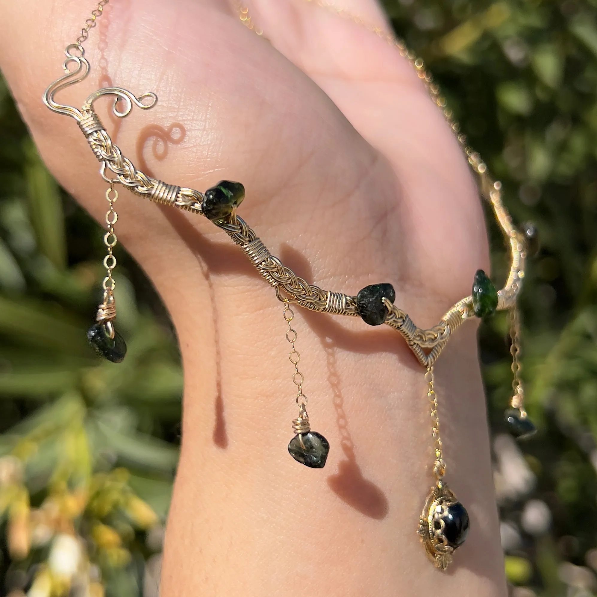 Astraea in Green Tourmaline 14KGF ✵