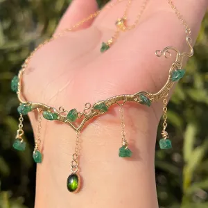 Astraea in Green Tourmaline 14KGF ✵