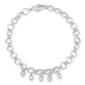 Beeja CZ Charm Bracelet | 8in