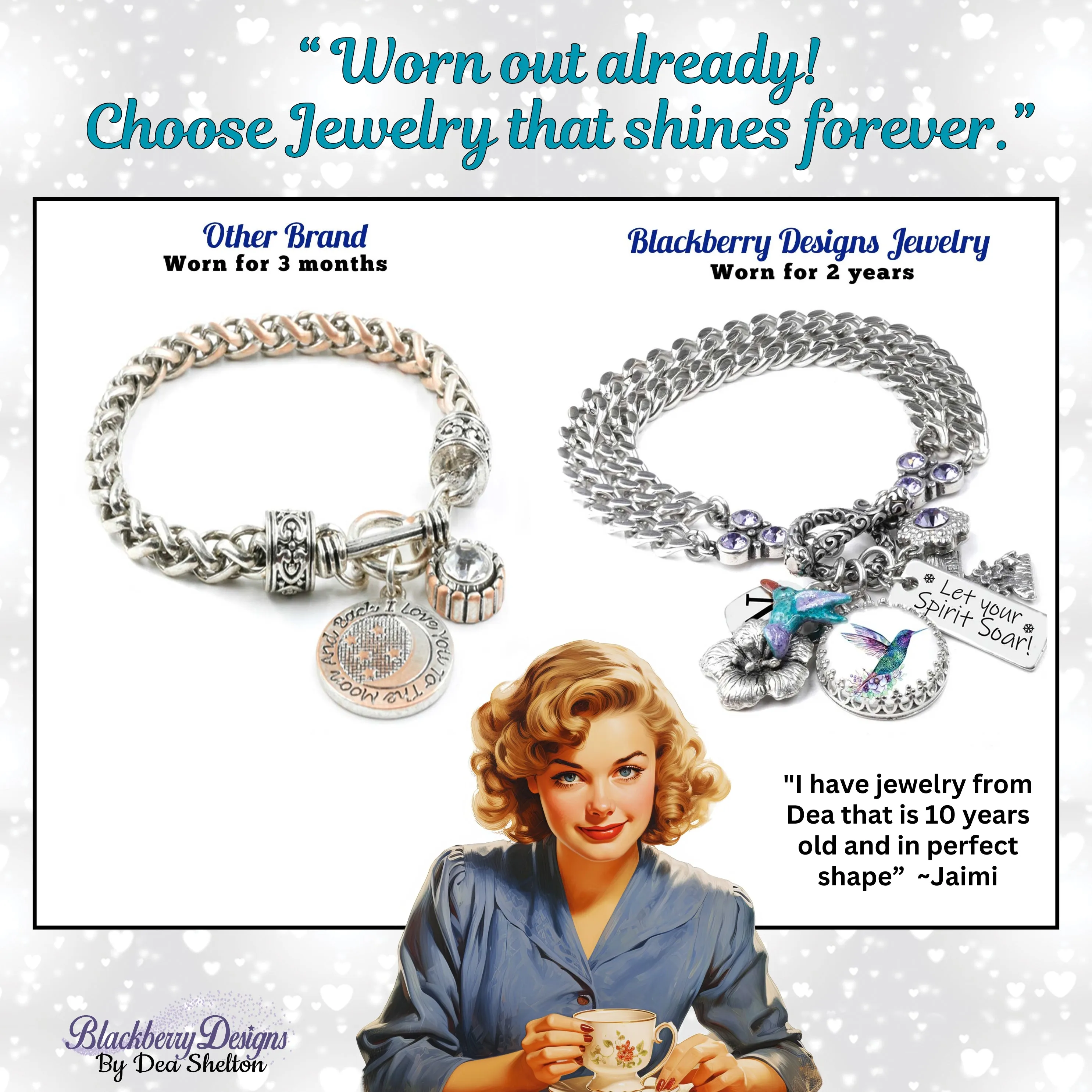 Black Cat Bracelet with Engraved Charm