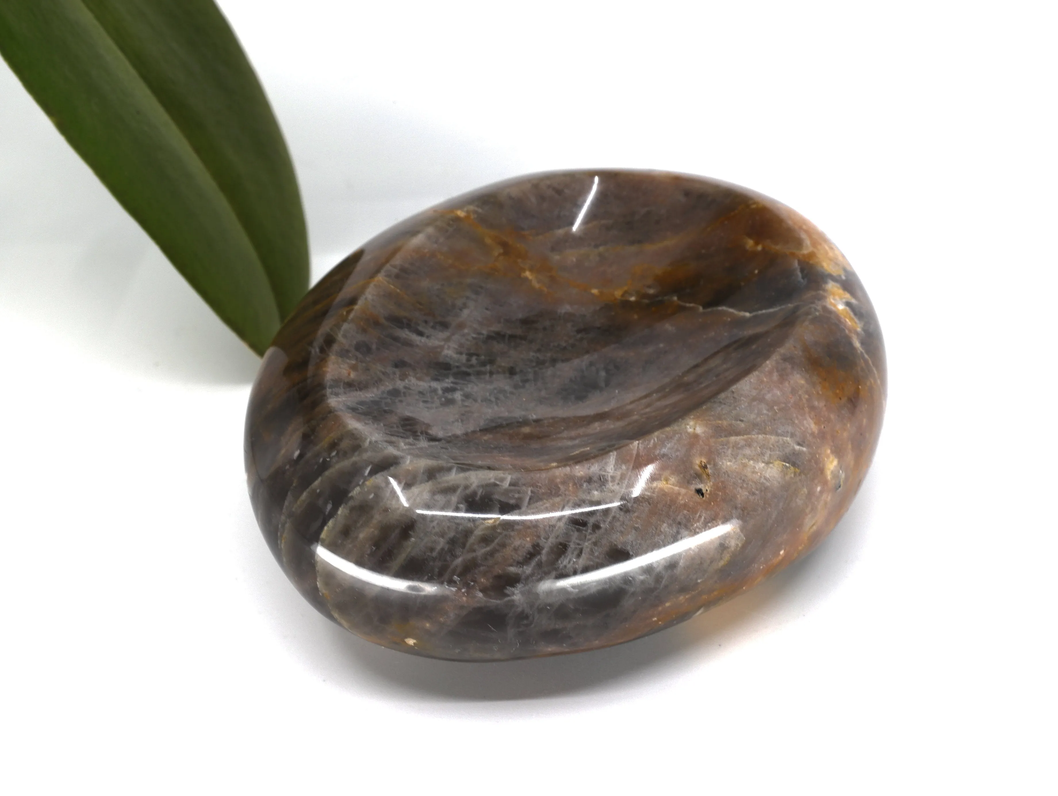 Black Moonstone dish | 468g