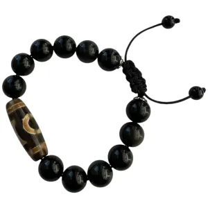 Black obsidian bracelet
