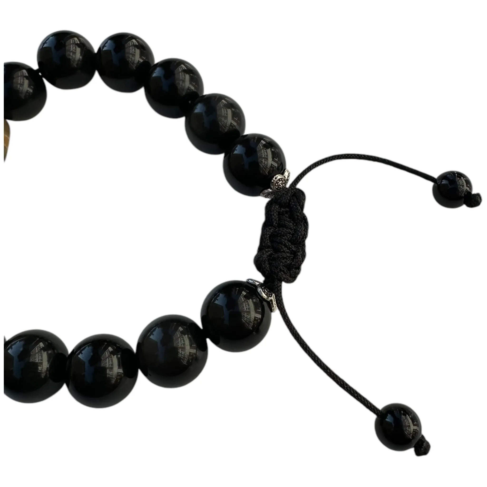 Black obsidian bracelet