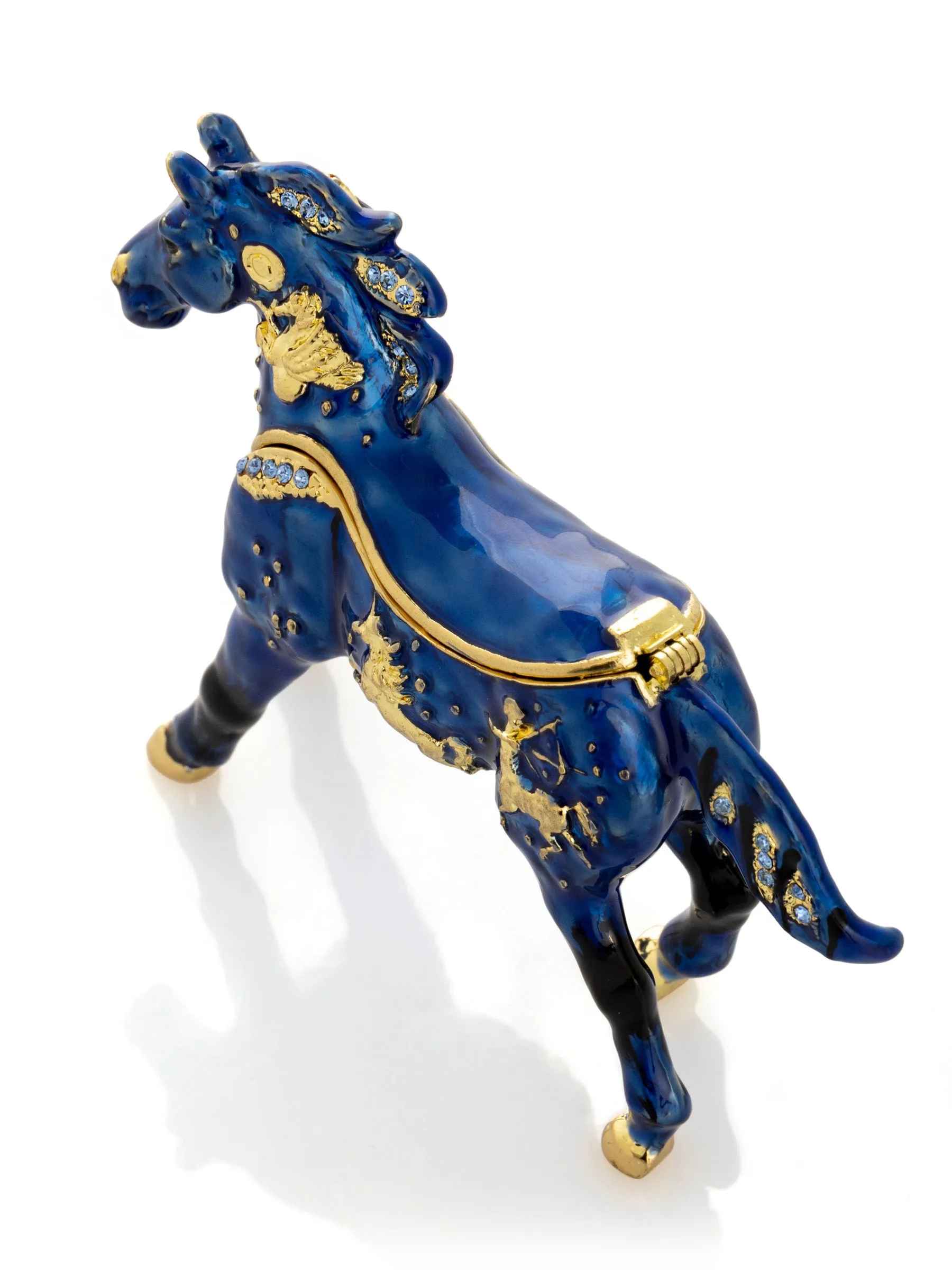 Blue Horse trinket box