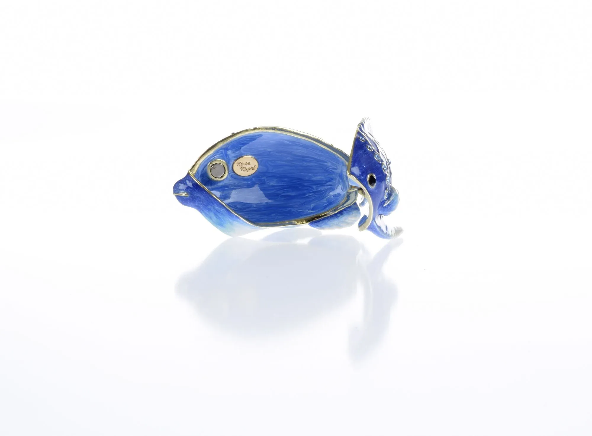 Blue Rainbowfish Fish trinket box