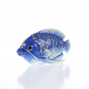 Blue Rainbowfish Fish trinket box