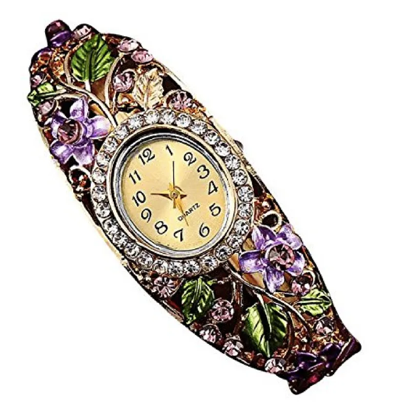 Bracelet Crystal Flower Watch
