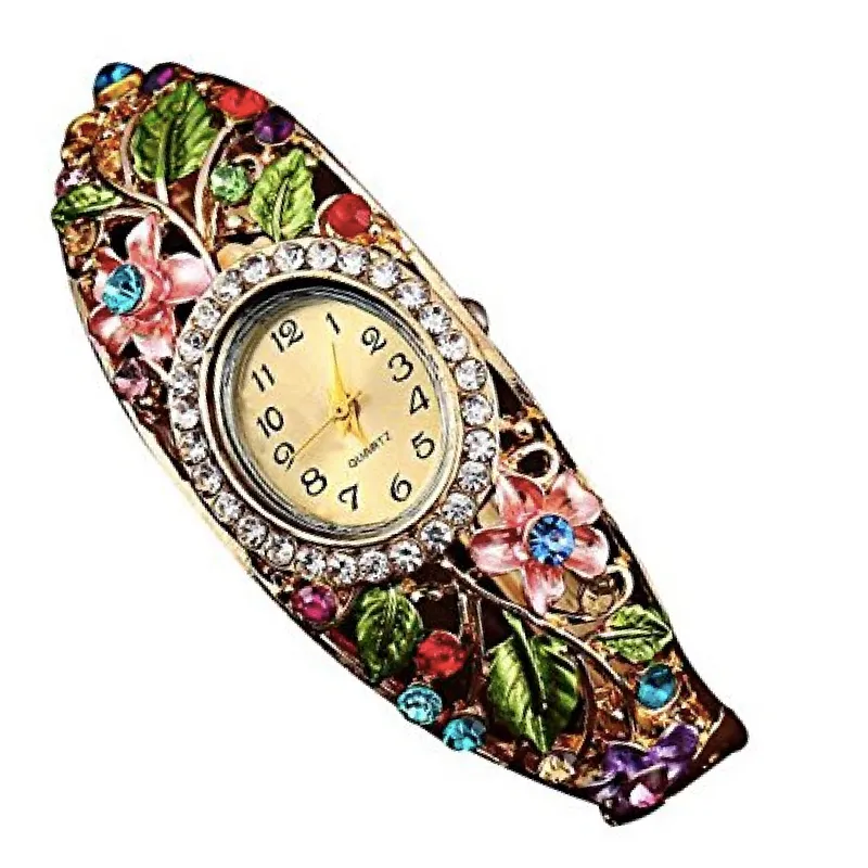 Bracelet Crystal Flower Watch