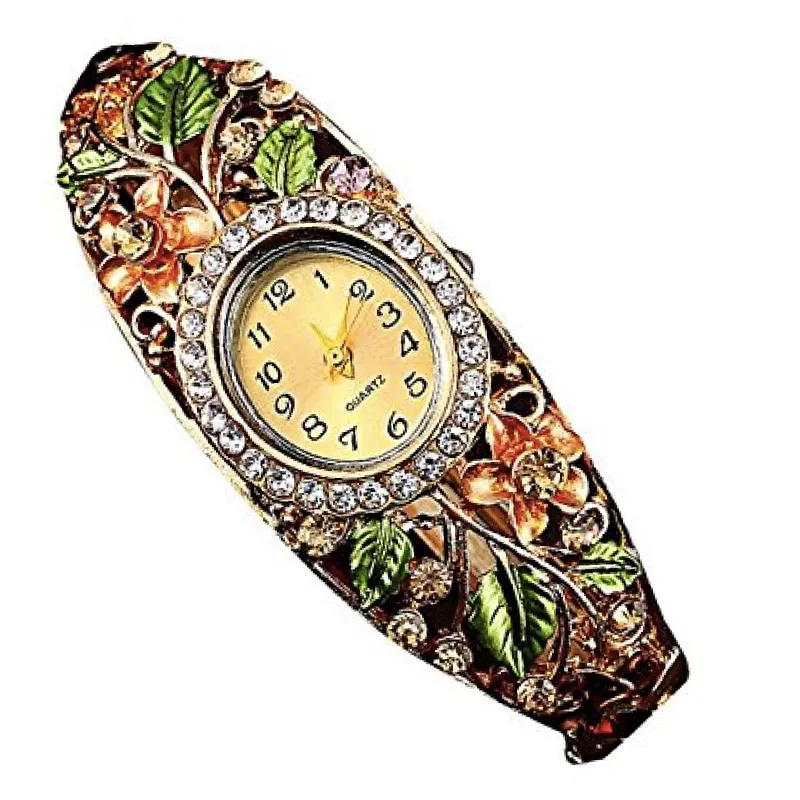 Bracelet Crystal Flower Watch
