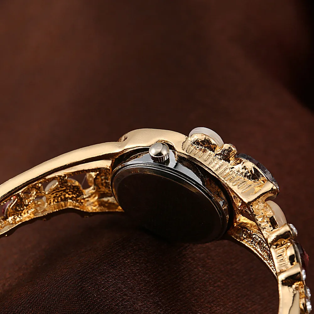 Bracelet Crystal Flower Watch
