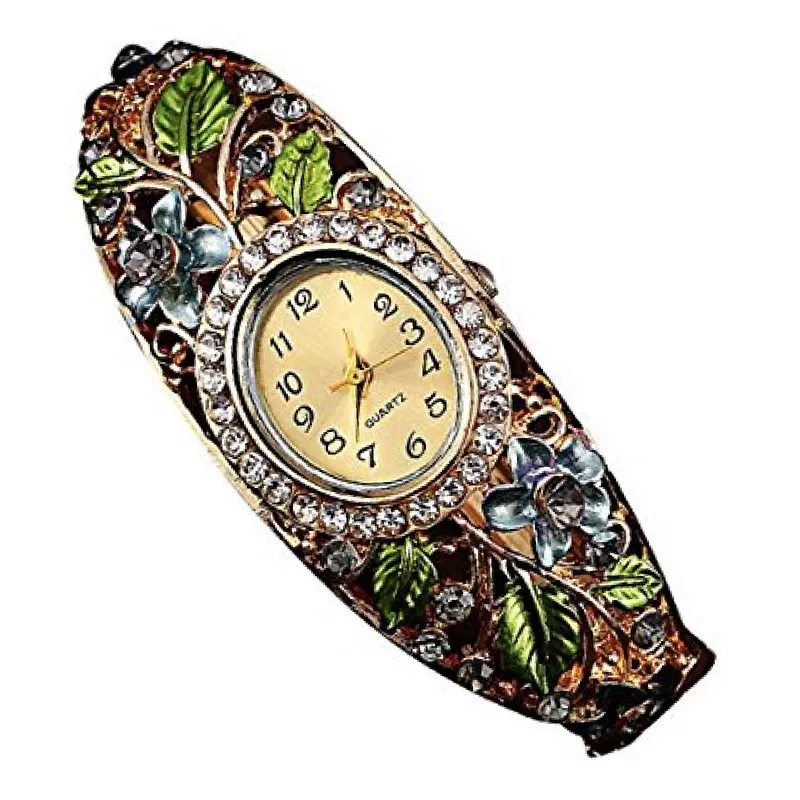 Bracelet Crystal Flower Watch