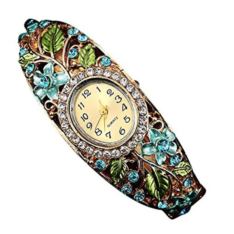 Bracelet Crystal Flower Watch