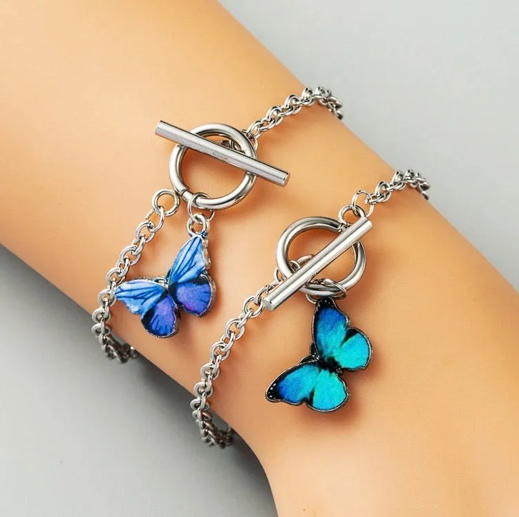 Butterfly Charm Bracelet