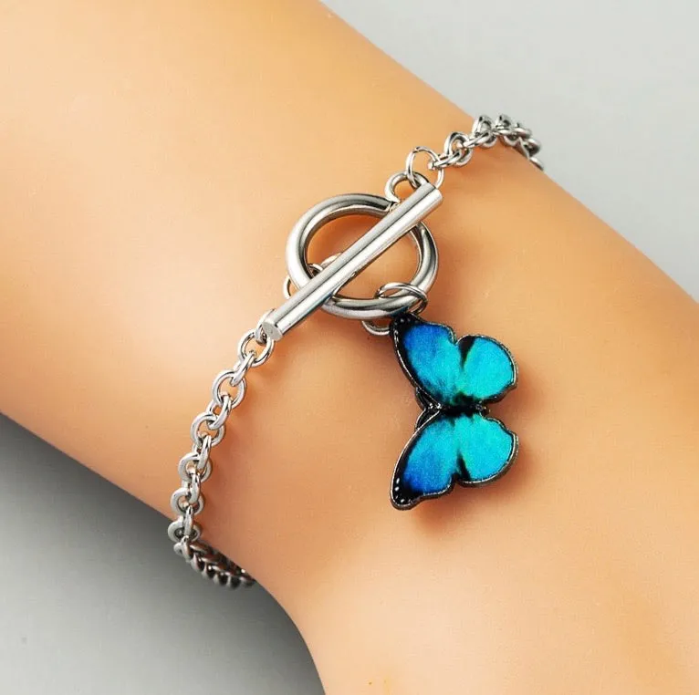 Butterfly Charm Bracelet