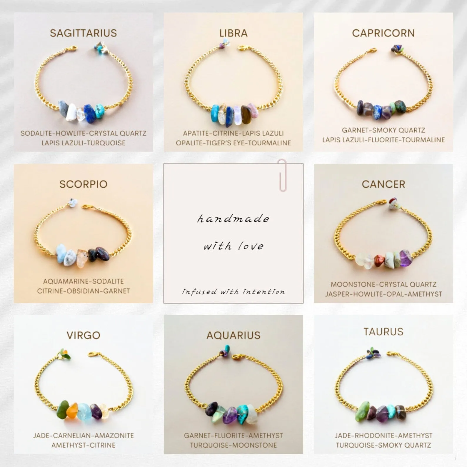 Cancer Zodiac Bracelet