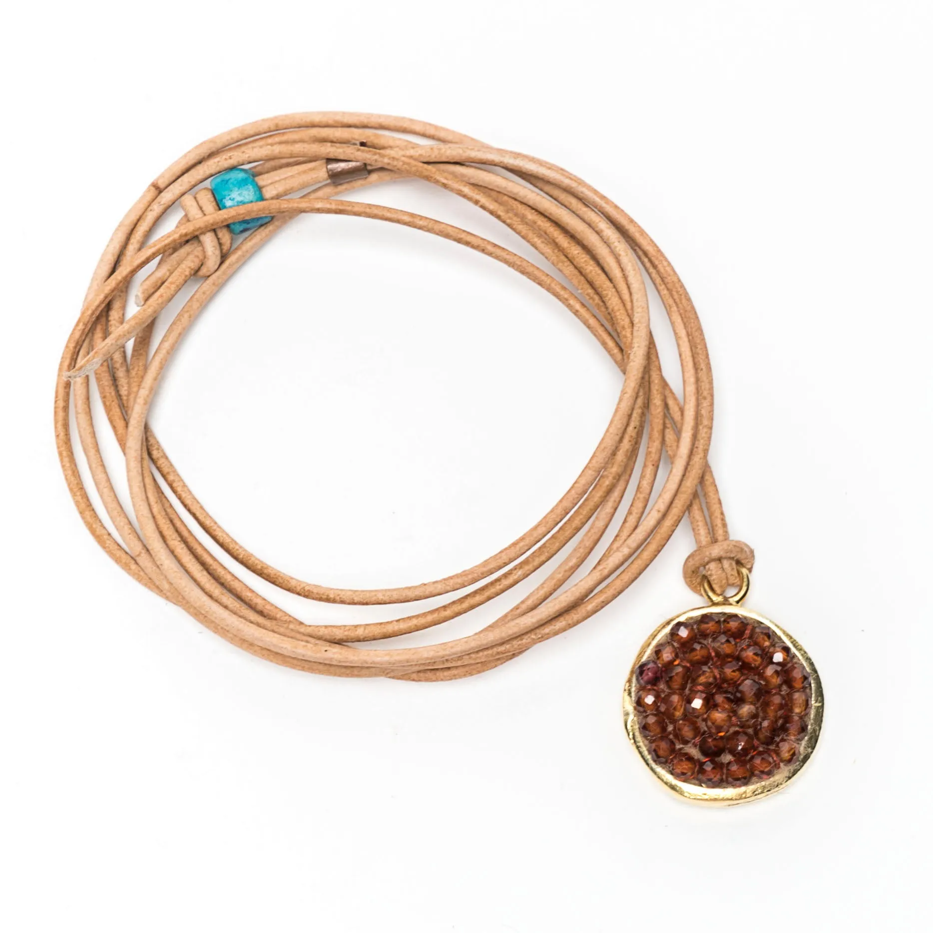 Carnelian Iconic Mosaic Wrap Bracelet and/or Necklace
