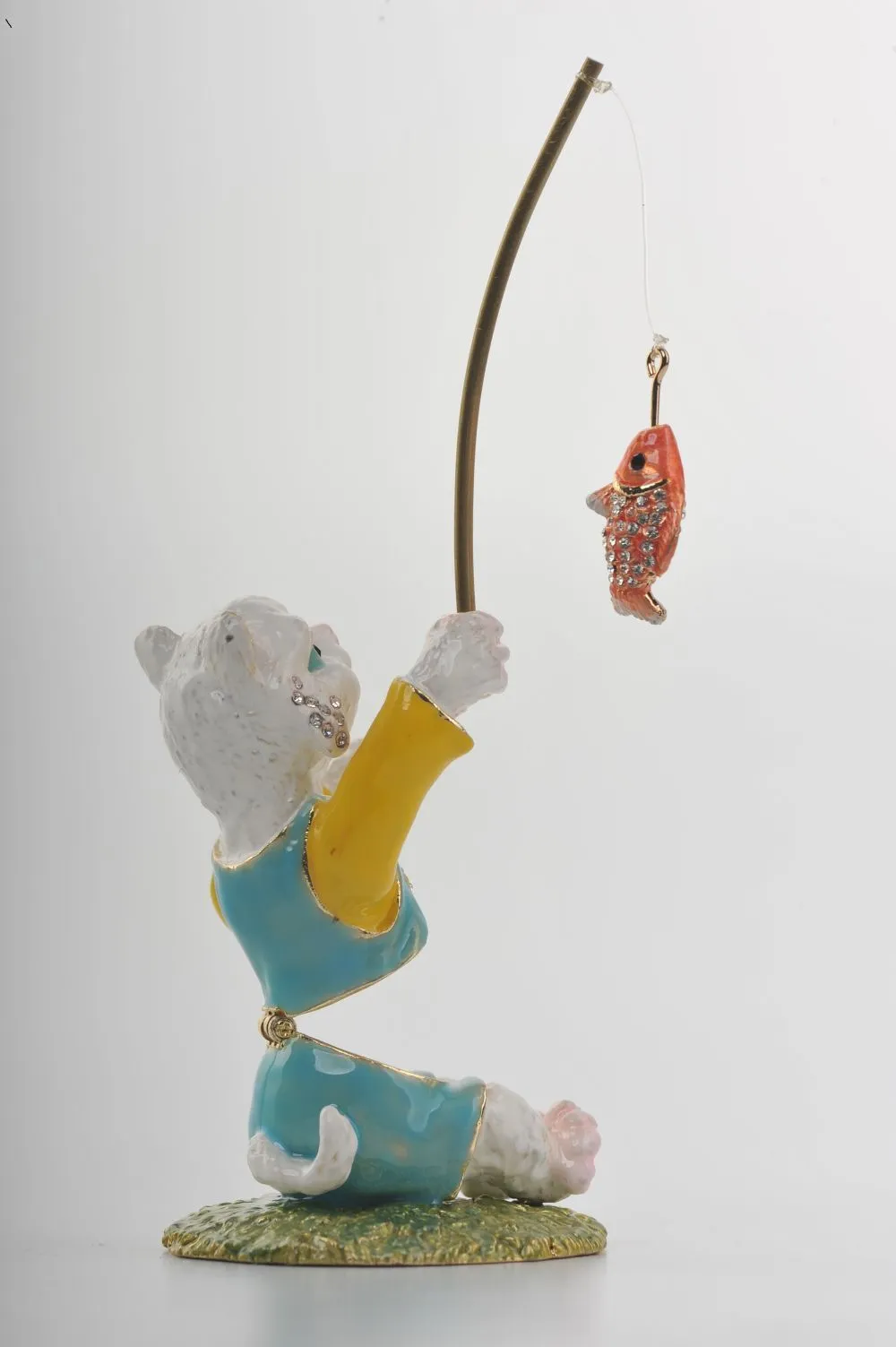 Cat Fishing a Gold Fish