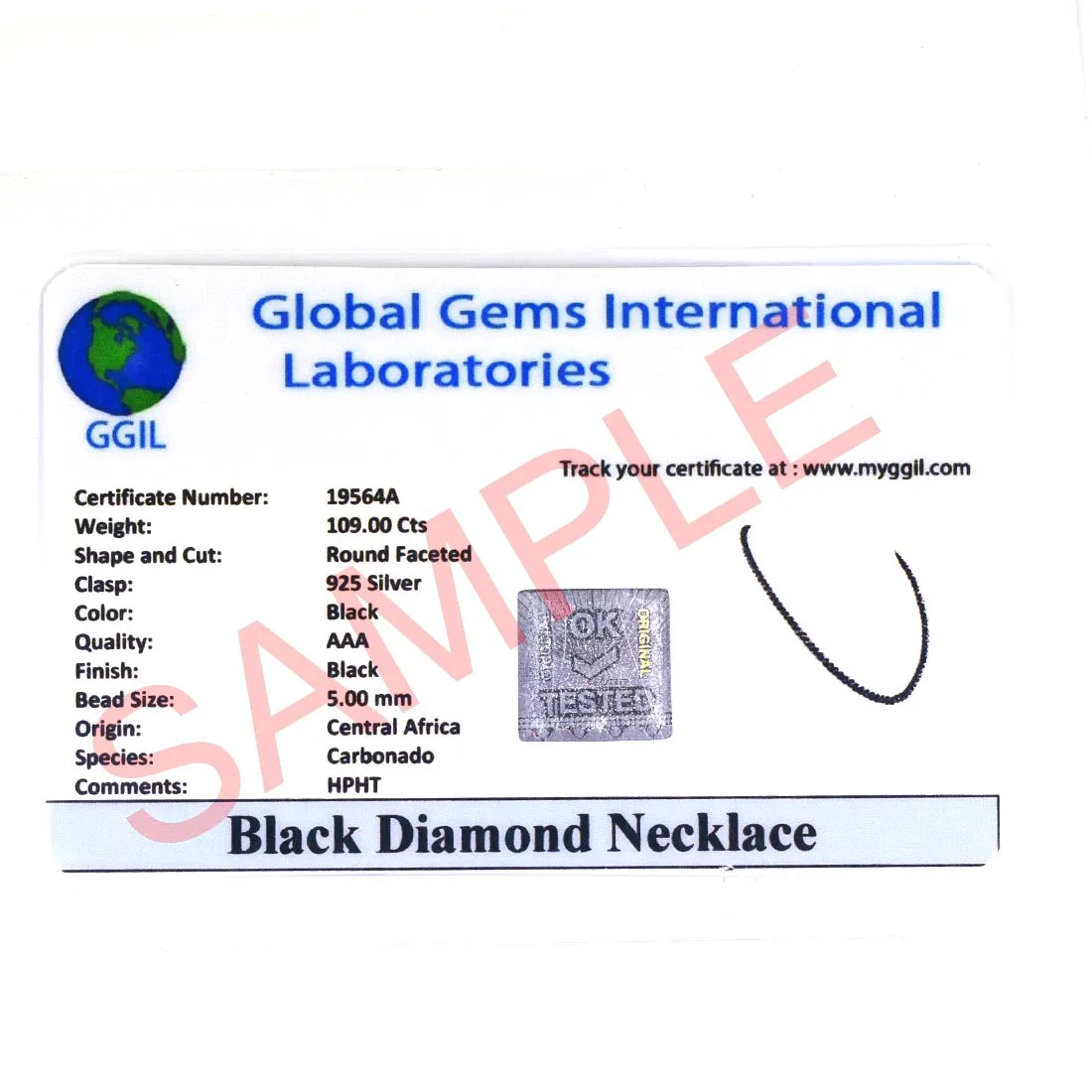 Certified Black Diamond Chain Bracelet in Bezel, 5 Ct Princess Cut! Very Elegant & Great Shine