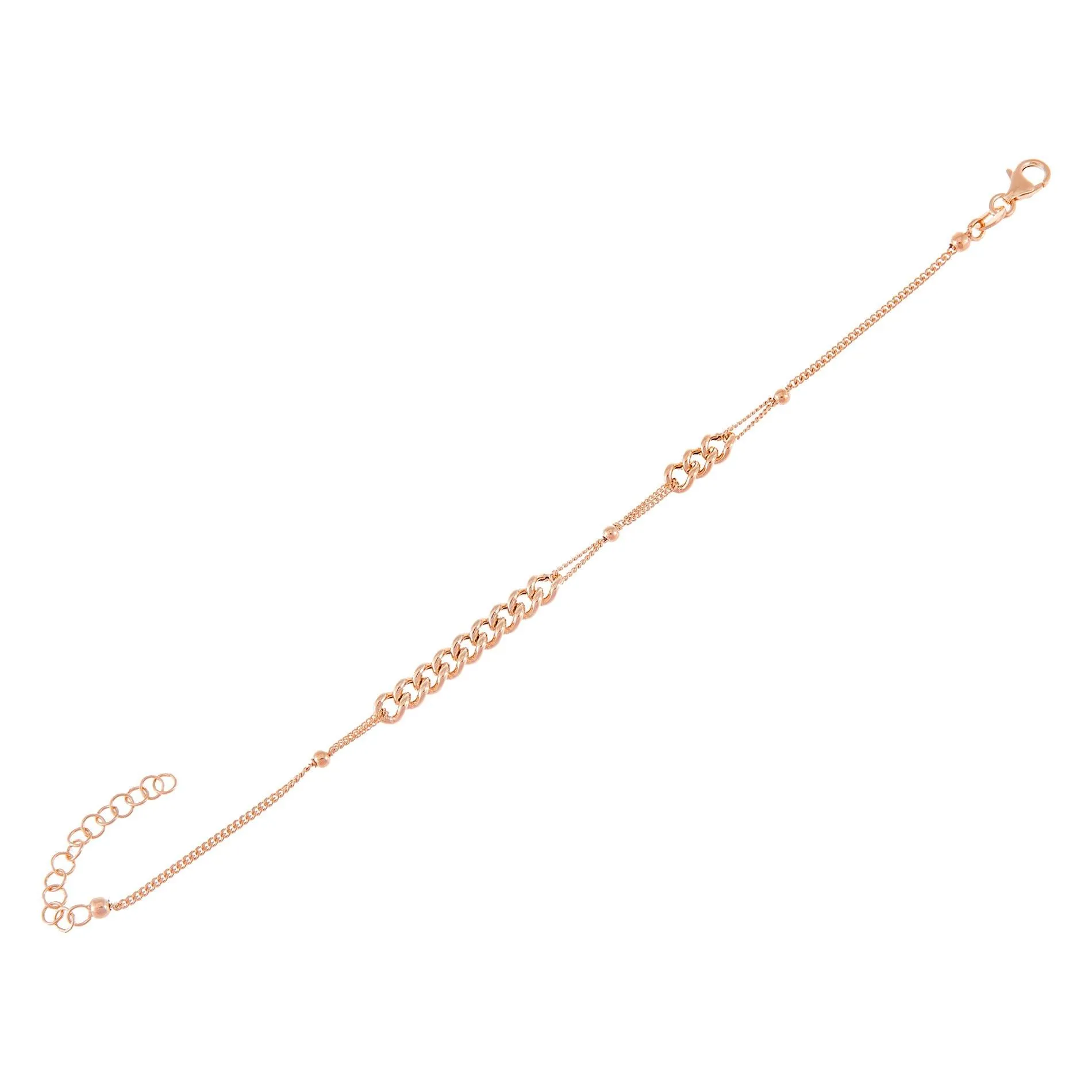 Chain X Ball Bracelet