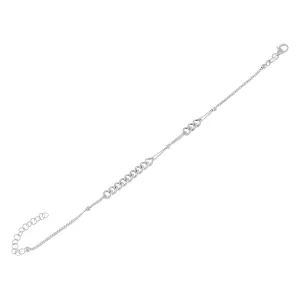 Chain X Ball Bracelet