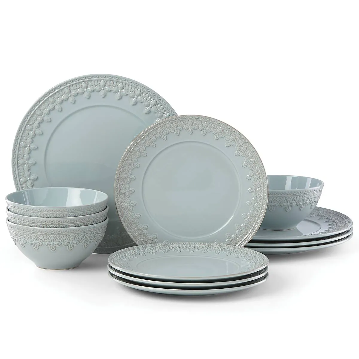 Chelse Muse Fleur 12-piece Dinnerware Set