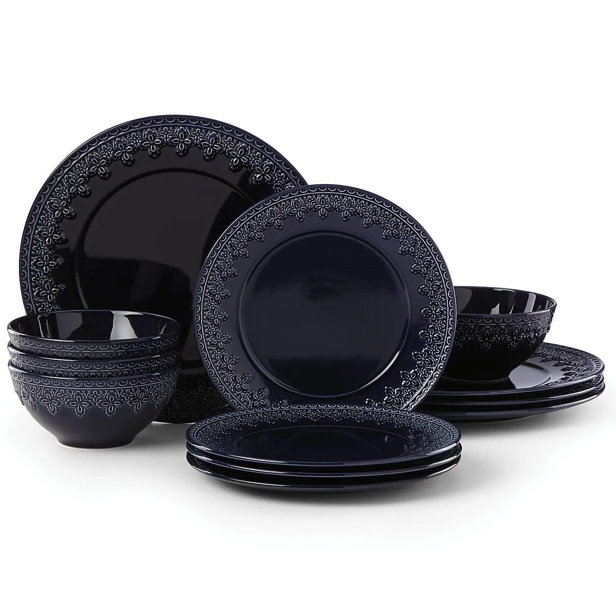 Chelse Muse Fleur 12-piece Dinnerware Set