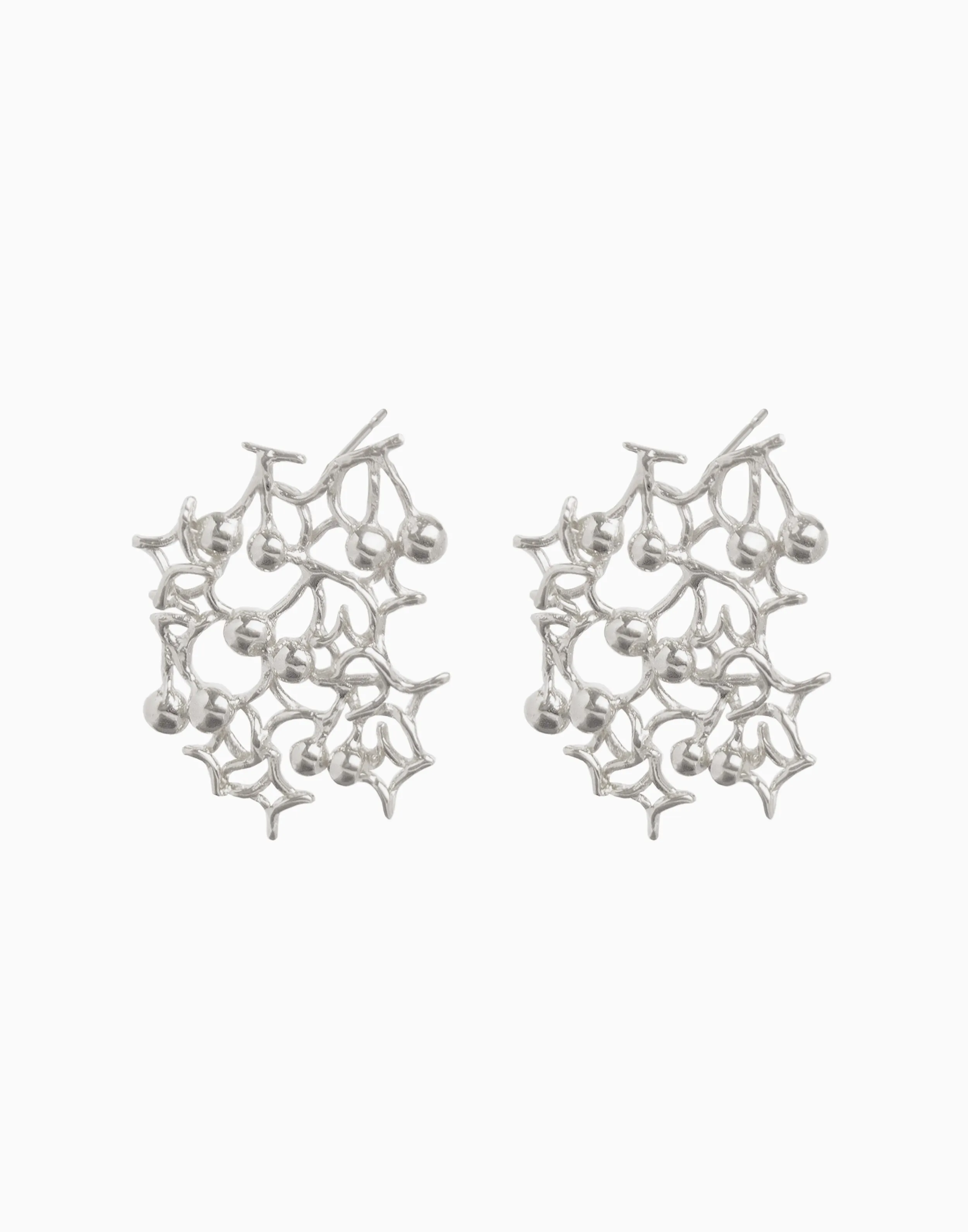 Cherry My Chéri Studs Silver