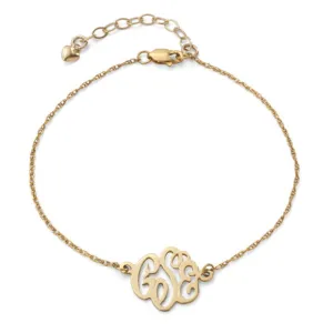 Cheshire Handcut Monogram Bracelet (WS)