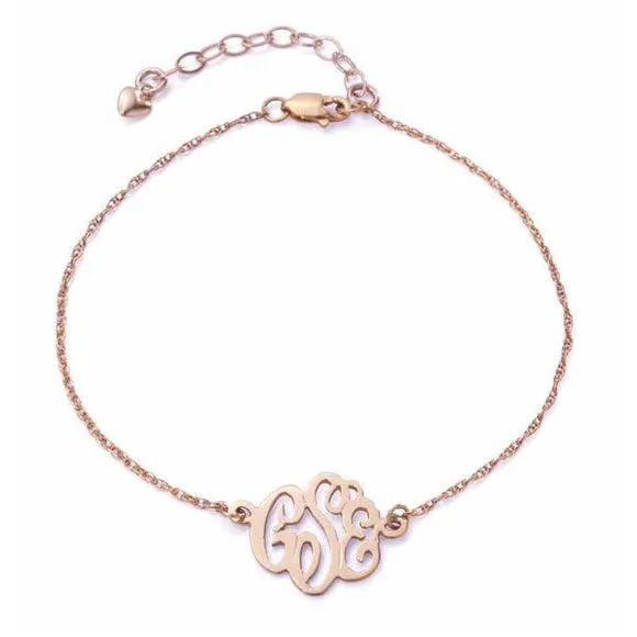 Cheshire Handcut Monogram Bracelet (WS)